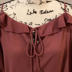 Cold shoulder blouse